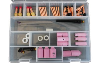 WP17, WP18 & WP26 48 Piece AC/DC TIG Welding Consumable Kit