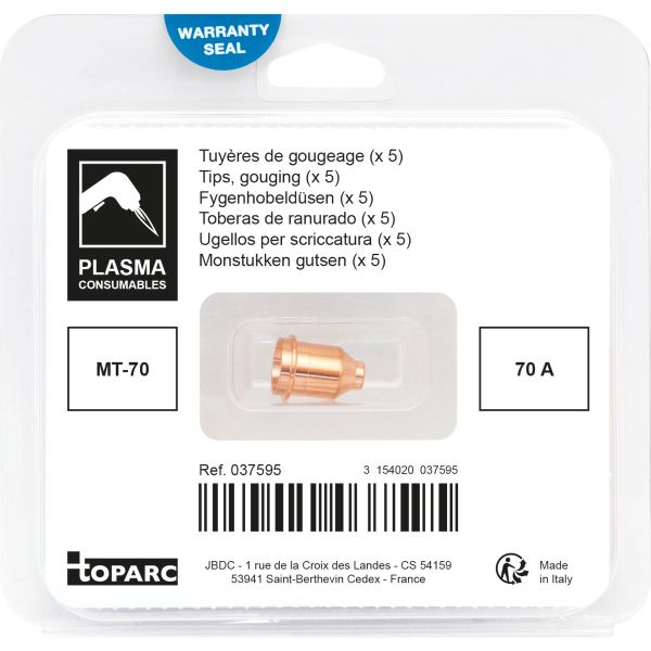 MT70 Gouging Tip 70A - Pack of 5