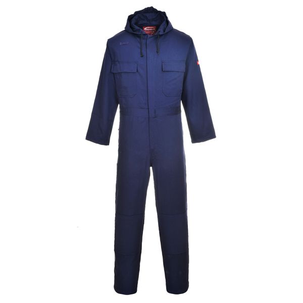 Small image of a portwest BIZ6 Bizweld Hooded Coverall