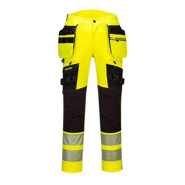 Small image of a portwest DX442 DX4 Hi-Vis Detachable Holster Pocket Trousers