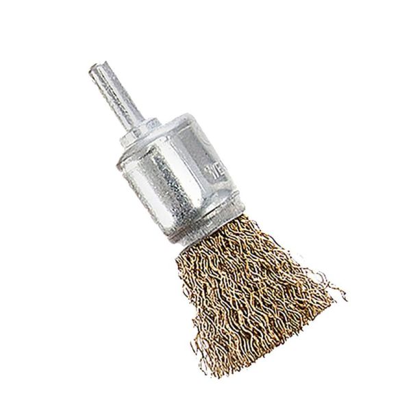 SPINDLE MOUNTED CRIMPED END BRUSH 19MM