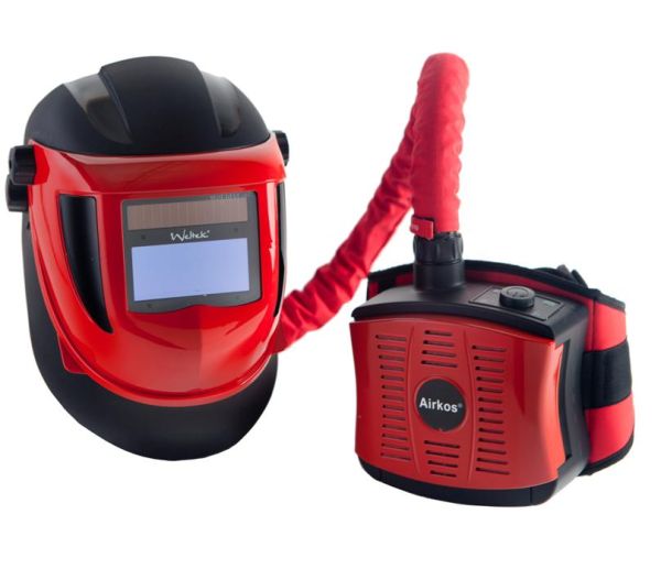 Navitek Red S4 Air Fed Auto Darkening Welding Helmet