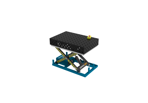 Hydraulic Lift Welding Table - 1.2M X 0.8M