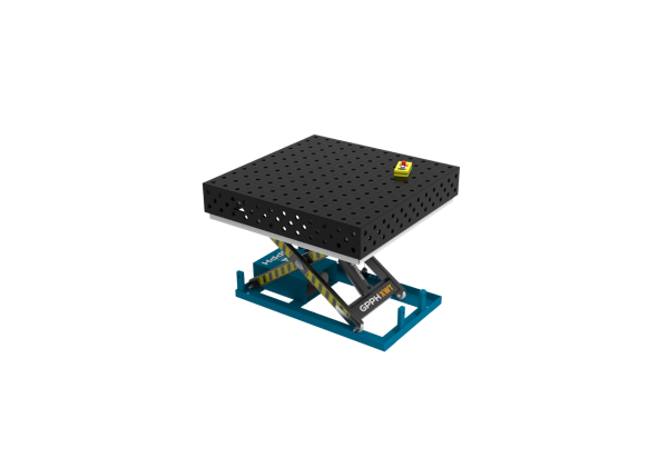 Hydraulic Lift Welding Table - 1.2M X 1.2M