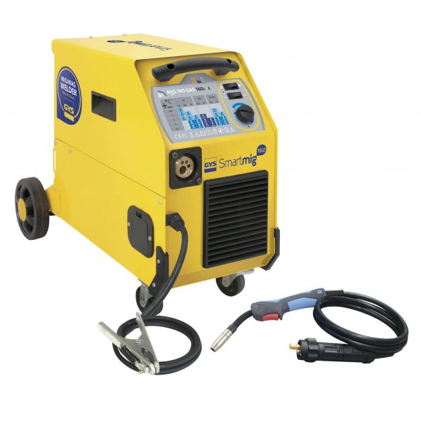 GYS SmartMIG 162 MIG Welder with torch and earth clamp